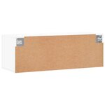vidaXL Armoire murale blanc 100x36 5x35 cm bois d'ingénierie