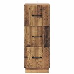 vidaXL Armoire à tiroirs 33 x 34 5 x 87 cm Bois d'ingénierie