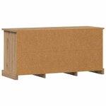 vidaXL Meuble TV Chêne artisanal 99 5 x 35 5 x 48 cm Bois d'ingénierie
