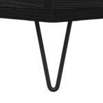 vidaXL Buffet Noir 60 x 35 x 70 cm Bois d'ingénierie