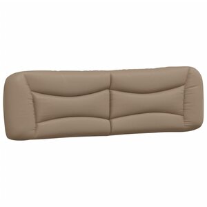 vidaXL Coussin de tête de lit Hvar cappuccino 180 cm similicuir