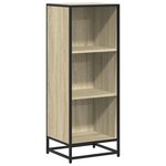 vidaXL Bibliothèque chêne sonoma 40x35x107 5 cm bois d'ingénierie