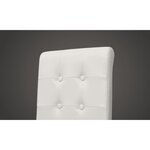 vidaXL Chaises à manger lot de 6 blanc similicuir