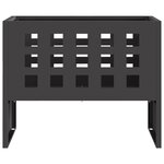 Foyer Rectangulaire vidaXL Noir 50x30x40 cm Acier