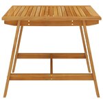 vidaXL Ensemble à manger de jardin 3 Pièces Beige