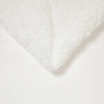 vidaXL Jeté Blanc 220 x 240 cm Toison