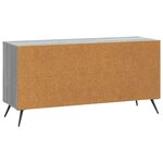 vidaXL Meuble TV Sonoma gris 102 x 34 5 x 50 cm Bois d'ingénierie