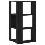 vidaXL Bibliothèque d'angle Chêne noir 50 x 50 x 102 cm
