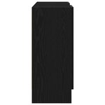 Buffet vidaXL en chêne noir 120x30 5x70 cm en bois d'ingénierie