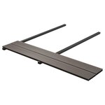 vidaXL Panneaux de terrasse creux WPC 10 m² 2 2 m Marron foncé