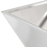 vidaXL Pot de jardin en forme de bol Argent 40 x 40 x 15 cm
