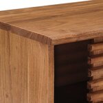 vidaXL Meuble TV avec stockage avec porte Naturel 105 x 30 x 22 5 cm