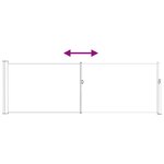 vidaXL Store latéral rétractable 300 x 100 cm Polyester Rectangulaire