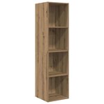 vidaXL Meuble TV 2 Pièces Marron 37 x 37 x 142.5 cm Bois d'ingénierie