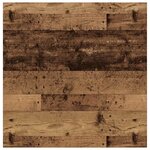 vidaXL Table basse avec tiroirs vieux bois 70 5x70x40 cm