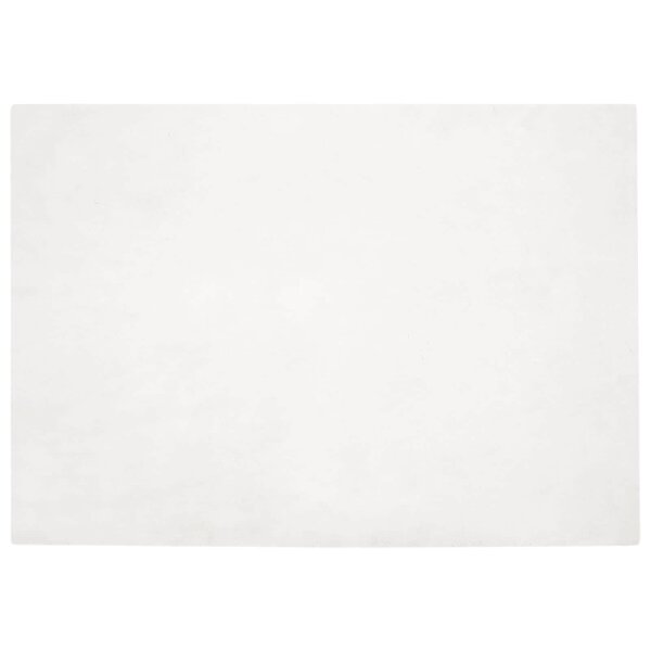 vidaXL Tapis en Fourrure Synthétique de Lapin Olite Blanc 120 x 170 cm