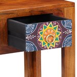 Table d'appoint vidaXL 40x30x36 cm en bois massif d'acacia