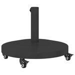 vidaXL Pied de parasol Noir 48 x 48 x 32 cm