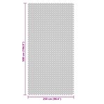 vidaXL Tapis de sol de camping anthracite 5x2 5 m