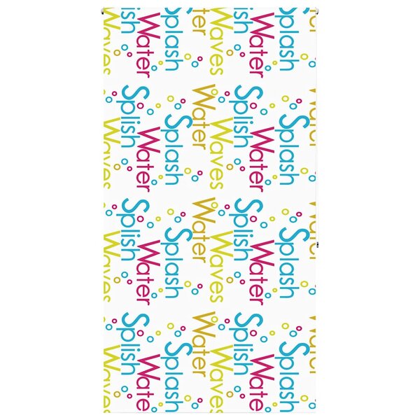 vidaXL Store enrouleur de douche 120x240 cm largeur du tissu 116 cm