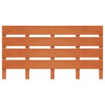 vidaXL Tête de lit cire marron 150 cm bois massif de pin