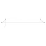 vidaXL Auvent rétractable Anthracite et blanc 4 x 2 m