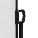 vidaXL Auvent latéral rétractable blanc 220x1000 cm