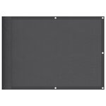 vidaXL Écran de balcon anthracite 75x1000 cm 100  polyester oxford