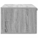 vidaXL Meuble TV mural Sonoma gris 78 5 x 41 x 30 cm Bois d'ingénierie