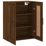 vidaXL Armoire murale chêne marron 69 5x34x90 cm bois d'ingénierie