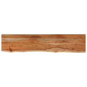 vidaXL Dessus de table 140x30x2 5 cm rectangulaire bois massif acacia