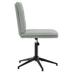 vidaXL Chaises à manger lot de 6 gris clair velours