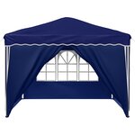 vidaXL Tente de fête pop-up 288 x 288 x 245 cm Bleu Tissu Oxford
