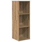 vidaXL Ensemble meuble TV Chêne artisanal 37 x 37 x 107 cm