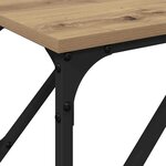 vidaXL Table console chêne artisanal 200 x 29 x 75 cm