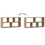 vidaXL Étagère murale chêne artisanal 100x25x50 cm bois d'ingénierie