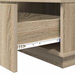 vidaXL Table basse Chêne Sonoma 95 x 55 x 31 cm Bois d'ingénierie