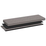 vidaXL Banc de rangement pliable gris clair faux lin