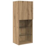 vidaXL Meubles TV muraux 6 Pièces Chêne artisanal Bois d'ingénierie