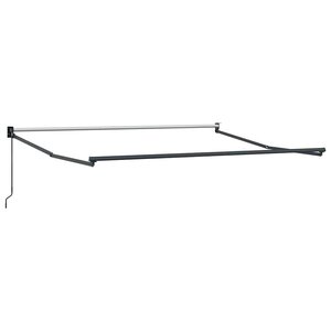 vidaXL Auvent Anthracite 3 5 x 2 5 m Métal