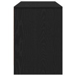 Meuble TV vidaXL en chêne noir 102x37 5x52 5 cm en bois d'ingénierie
