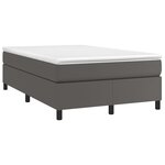 vidaXL Cadre de lit gris 120x200 cm similicuir