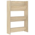 vidaXL Armoire à chaussures murale Chêne Sonoma 60x18x90 cm Aggloméré