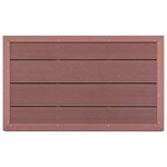 vidaXL Élément de plancher pour douche solaire Marron 101x63x5 5cm WPC