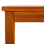 vidaXL Table basse de jardin 110x60x45 cm Bois solide d'acacia