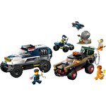 Lego 60449 - City La course-poursuite de la voiture de police tout-terrain