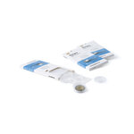 Capsules rondes 26mm pour monnaies 2 euros commémoratives. Paquet - 100 capsules