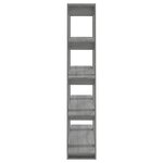 vidaXL Bibliothèque/Séparateur de pièce Sonoma gris 100x30x160 cm