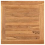vidaXL Table basse Marron 45 x 45 x 36 cm Bois de teck solide