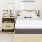 vidaXL Coussins de Matelas Blanc 80 x 200 cm